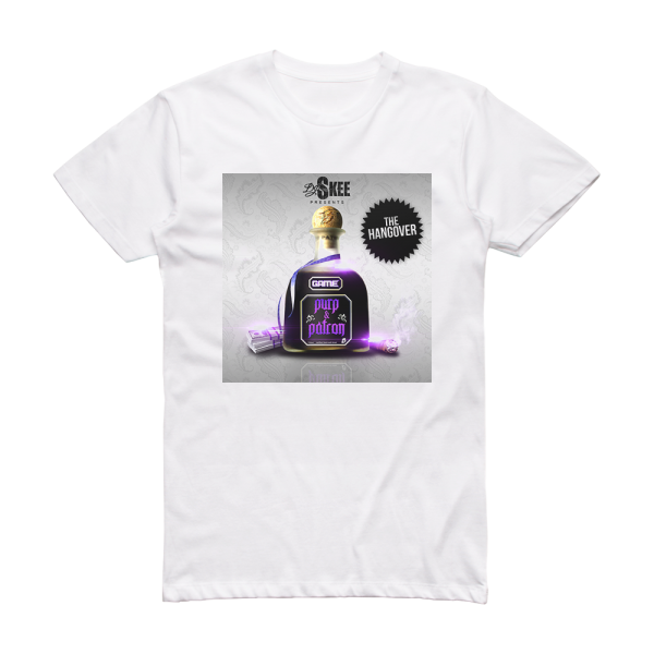 Game Purp Patron The Hangover Album Cover T Shirt White Album Cover T