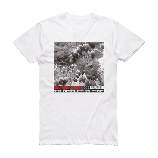 All India Radio 002 Album Cover T-Shirt White
