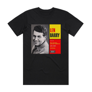 Len Barry 1 2 3 Album Cover T-Shirt Black