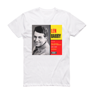 Len Barry 1 2 3 Album Cover T-Shirt White