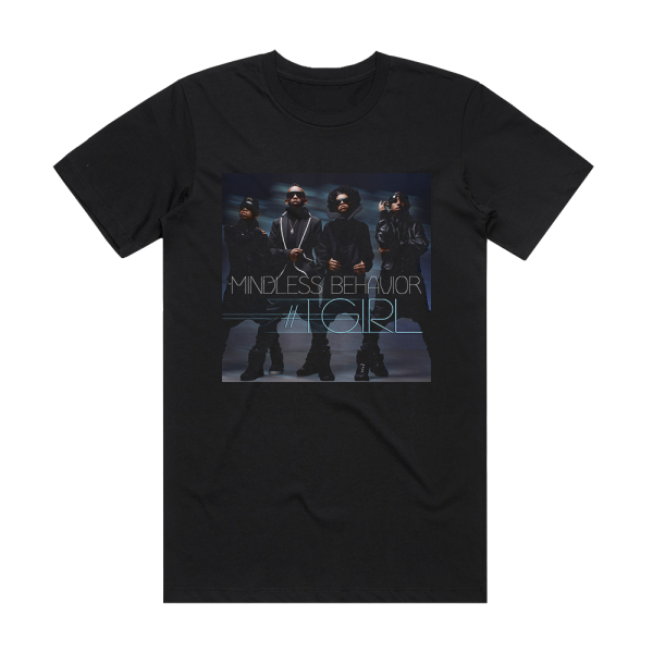 Mindless Behavior 1 Girl Album Cover T-Shirt Black