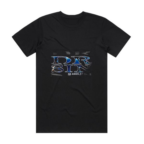 Dr Sin 10 Anos Ao Vivo Album Cover T-Shirt Black