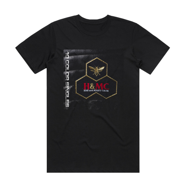 HIGH and MIGHTY COLOR 10 Color Singles Album Cover T-Shirt Black