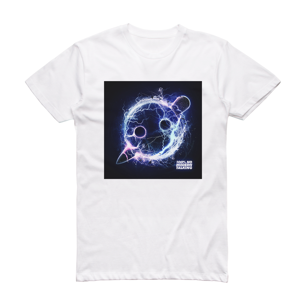 Knife Party 100 No Modern Talking Album Cover T Shirt White Album Cover T Shirts