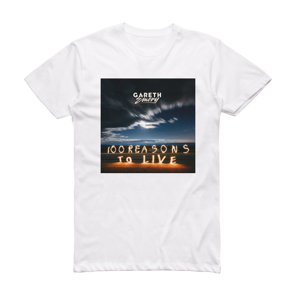 Gareth Emery 100 Reasons To Live Album Cover T-Shirt White