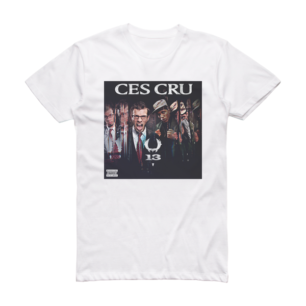 Ces Cru 13 Album Cover T-Shirt White