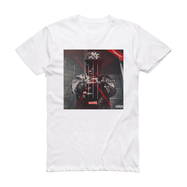 Havoc 13 Reloaded Album Cover T-Shirt White