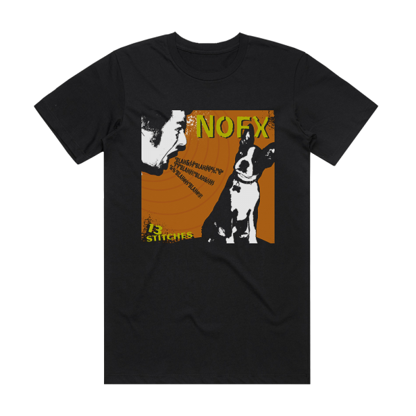 NOFX 13 Stitches Album Cover T-Shirt Black