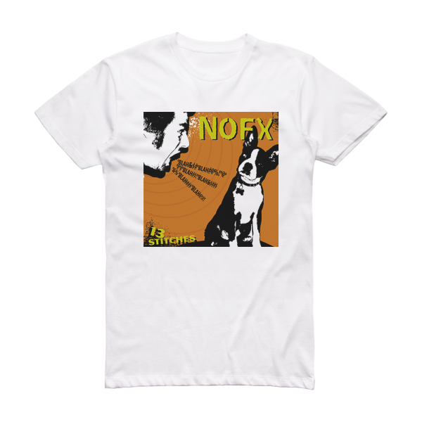 NOFX 13 Stitches Album Cover T-Shirt White