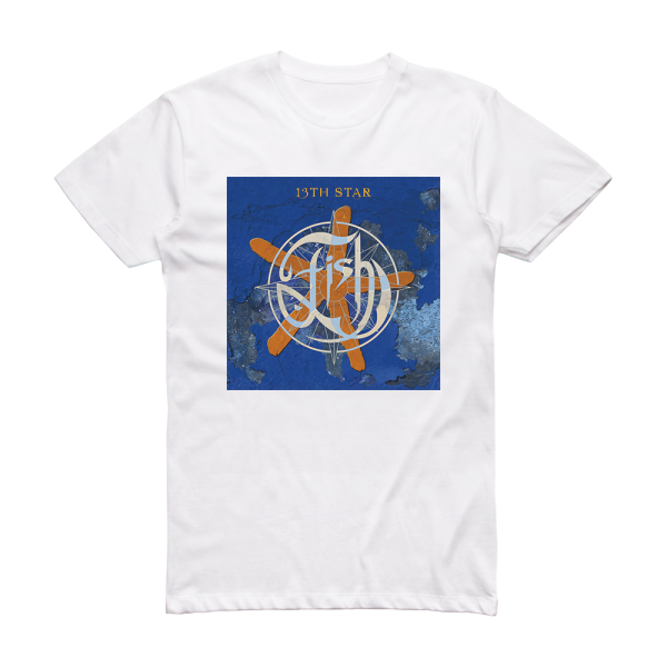 Fish 13Th Star Album Cover T-Shirt White