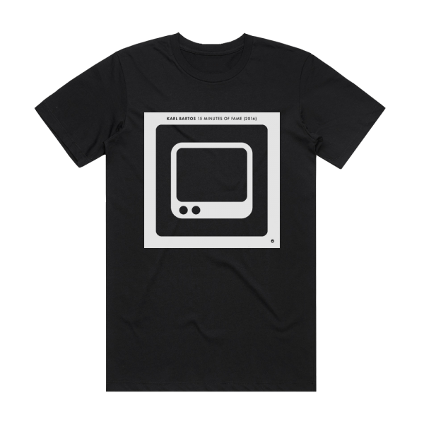 Karl Bartos 15 Minutes Of Fame 2 Album Cover T-Shirt Black