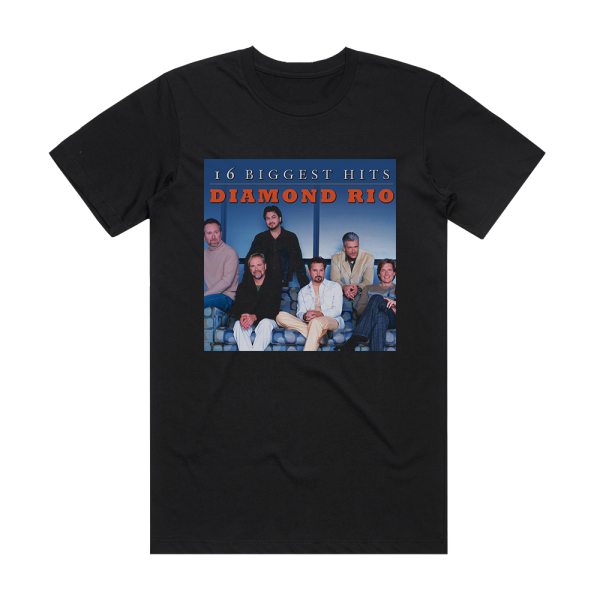 Diamond Rio 16 Biggest Hits Album Cover T-Shirt Black