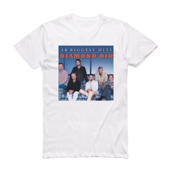 Diamond Rio 16 Biggest Hits Album Cover T-Shirt White