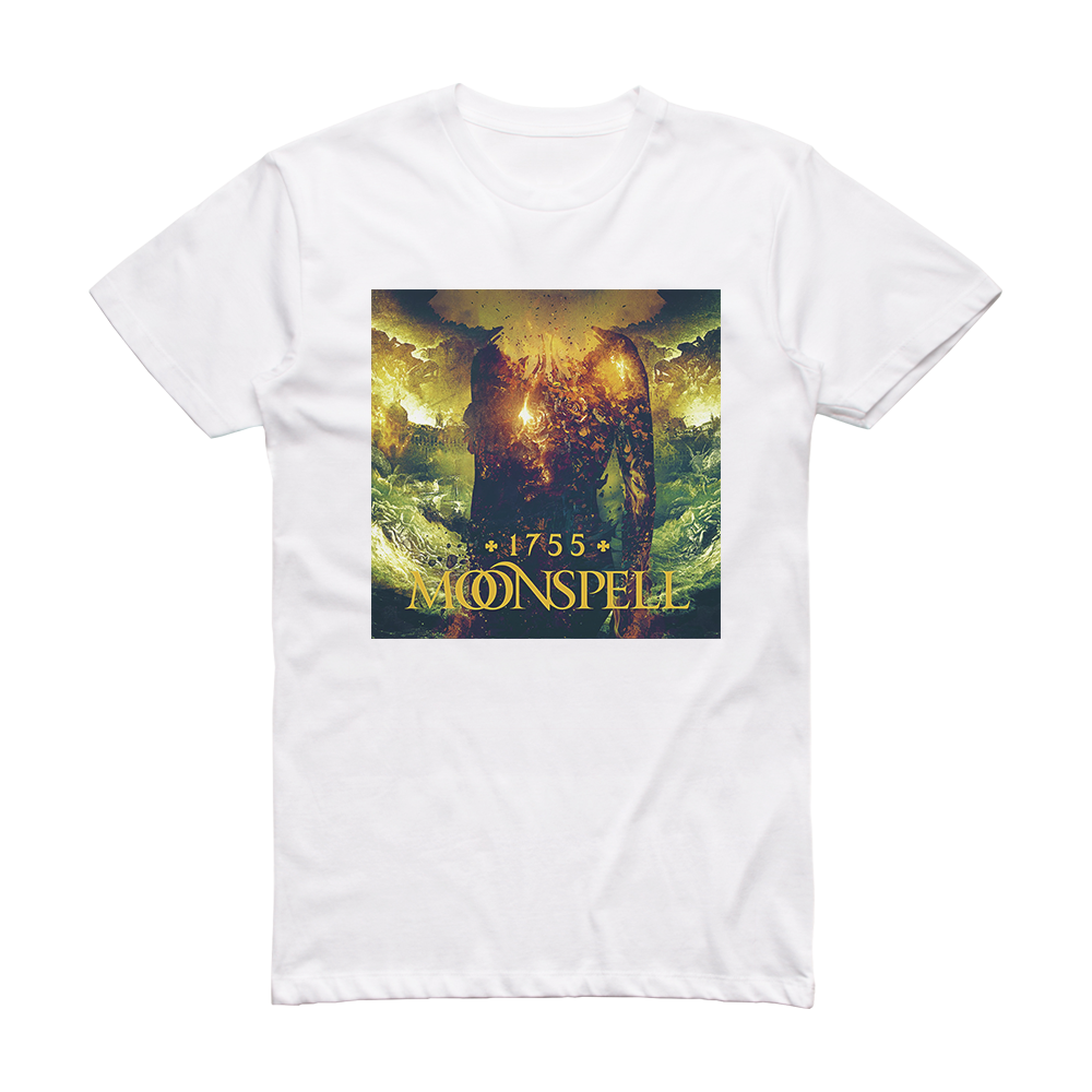 Moonspell 1755 Album Cover T-Shirt White – ALBUM COVER T-SHIRTS