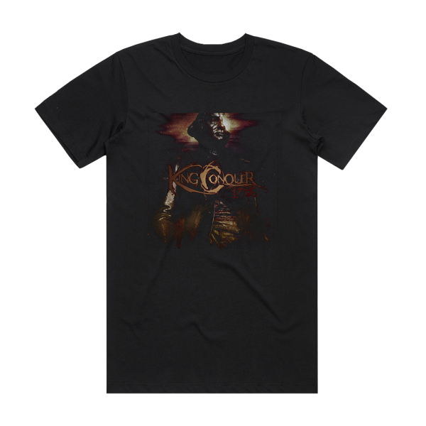 King Conquer 1776 Album Cover T-Shirt Black