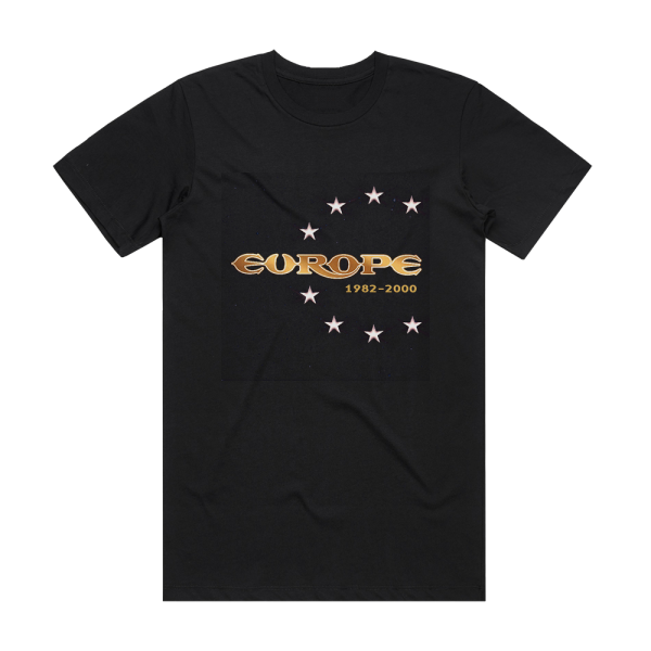 Europe 1982  2000 Album Cover T-Shirt Black