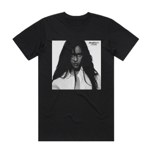 Amel Bent 20 Ans Album Cover T-Shirt Black