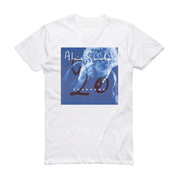 Alain Souchon 20 Chansons Album Cover T-Shirt White