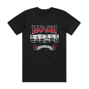 Mad Sin 20 Years In Sin Sin Album Cover T-Shirt Black