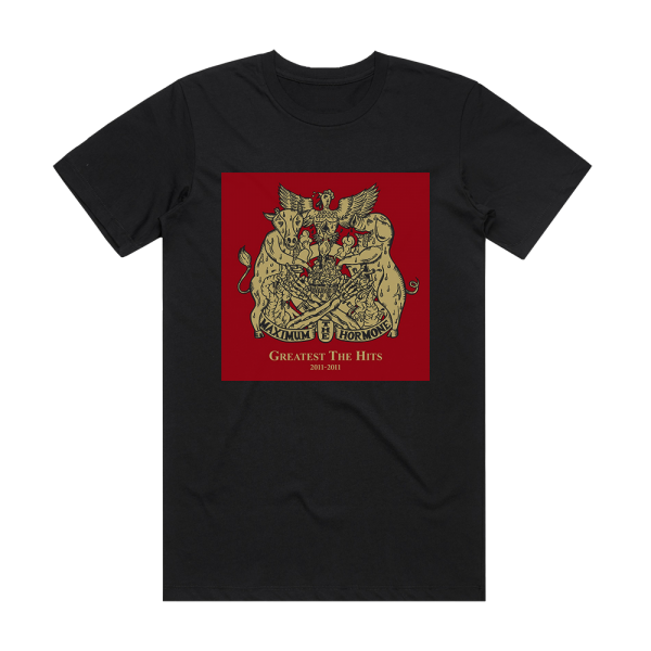 Maximum the Hormone 20112011 Album Cover T-Shirt Black