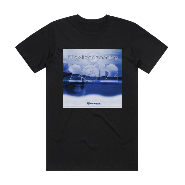 Blue Lunar Monkey 2012 Album Cover T-Shirt Black