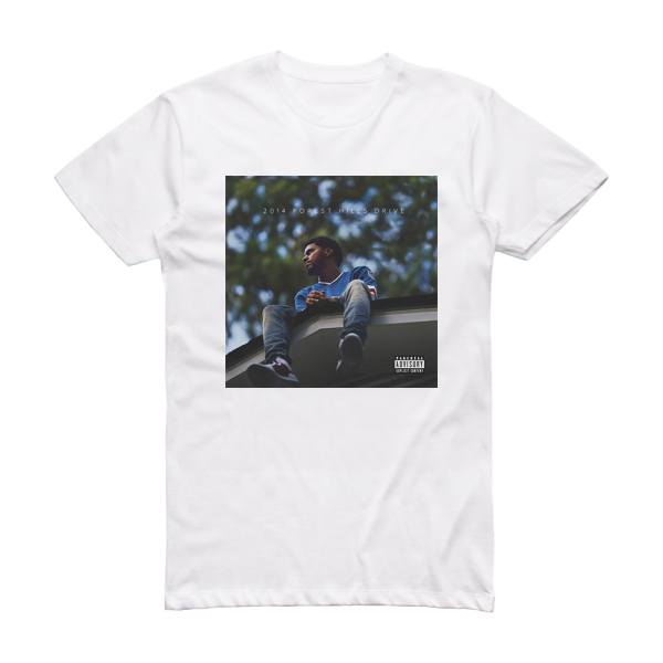 J Cole 2014 Forest Hills Drive Album Cover T-Shirt White