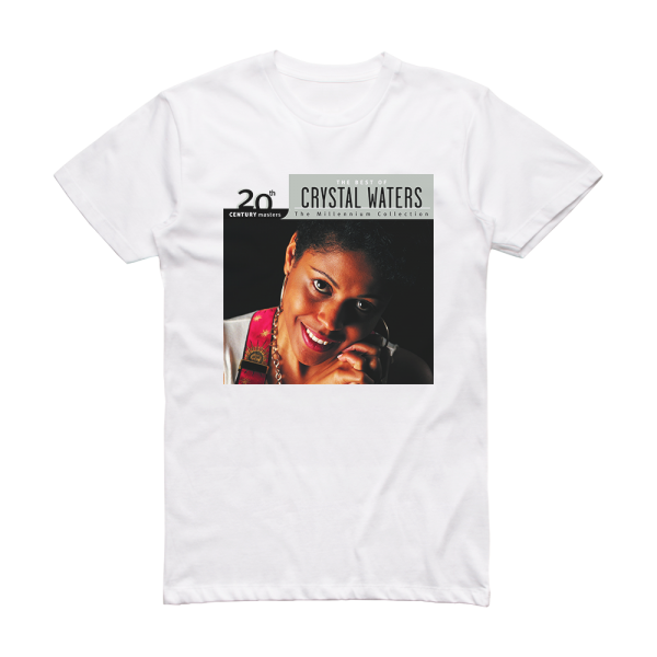 Crystal Waters 20Th Century Masters The Millennium Collection Best Of Cryst Album Cover T-Shirt White