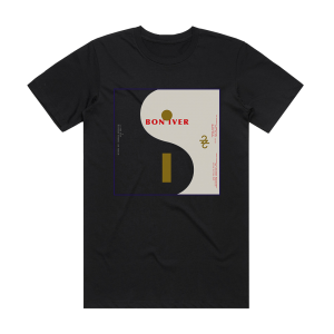 Bon Iver 2210 Album Cover T-Shirt Black