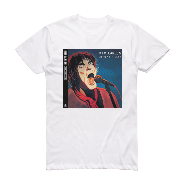 Kim Larsen 231045 0637 Album Cover T-Shirt White
