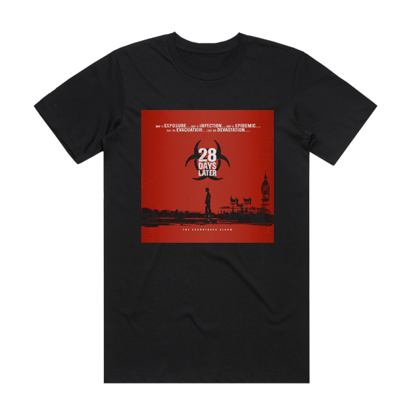 John Murphy 28 Days Later Album Cover T-Shirt Black