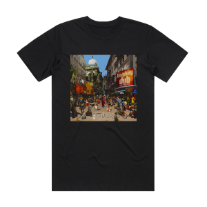 Bombay Dub Orchestra 3 Cities Album Cover T-Shirt Black