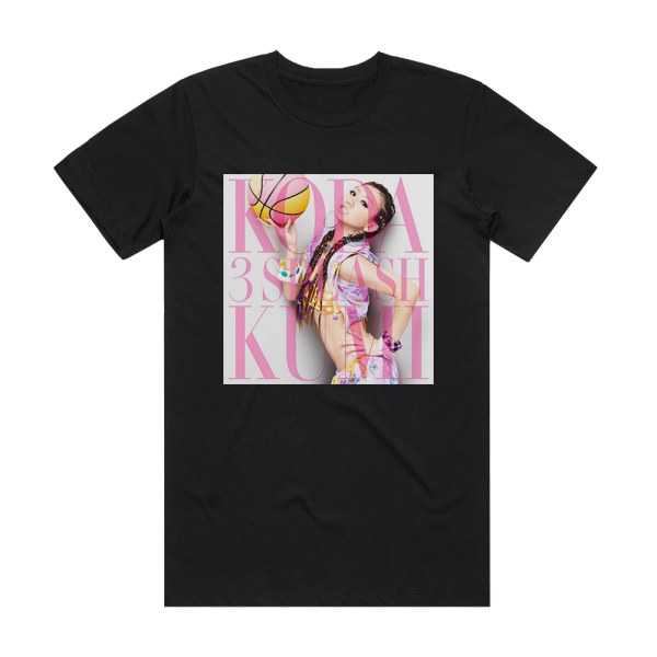 Kumi Koda 3 Splash 3 Album Cover T-Shirt Black