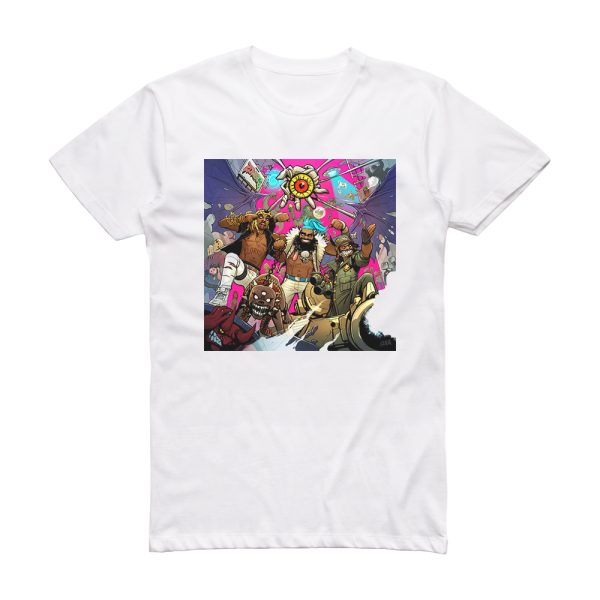 Flatbush Zombies 3001 A Laced Odyssey Album Cover T-Shirt White