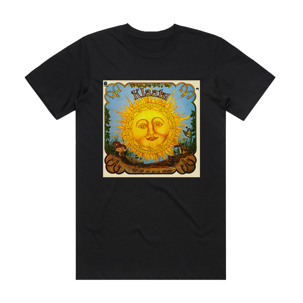 Klaatu 347 Est Album Cover T-Shirt Black – ALBUM COVER T-SHIRTS