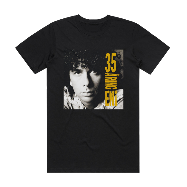 Magnus Uggla 35 Ringen Album Cover T-Shirt Black