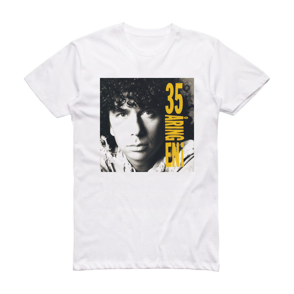 Magnus Uggla 35 Ringen Album Cover T-Shirt White