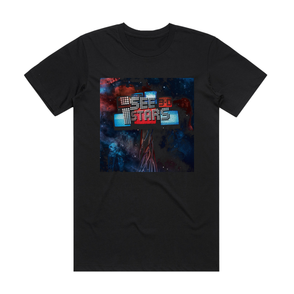 I See Stars 3D Album Cover T-Shirt Black