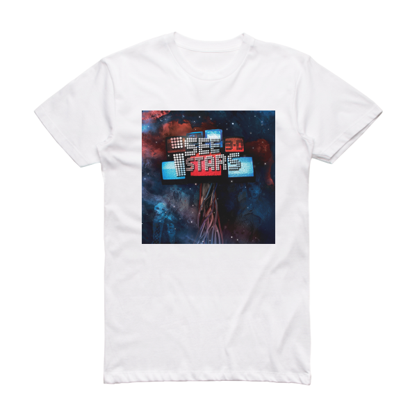 I See Stars 3D Album Cover T-Shirt White