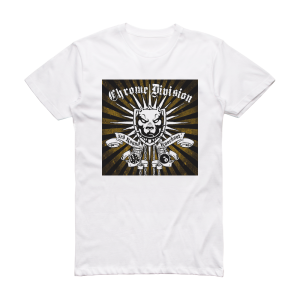 Chrome Division 3Rd Round Knockout Album Cover T-Shirt White