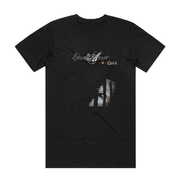 Emilie Autumn 4 Oclock Album Cover T-Shirt Black