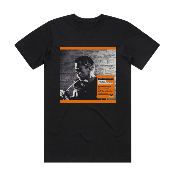 Ian Dury and The Music Students 4000 Weeks Holiday Album Cover T-Shirt Black