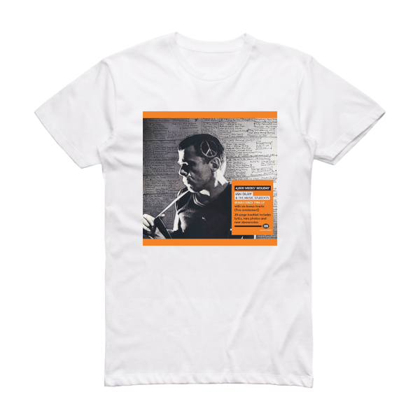 Ian Dury and The Music Students 4000 Weeks Holiday Album Cover T-Shirt White