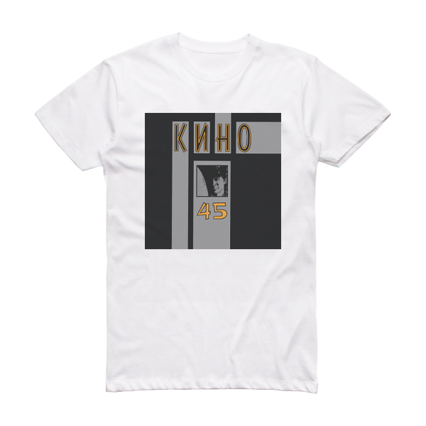 Kino 45 Album Cover T-Shirt White