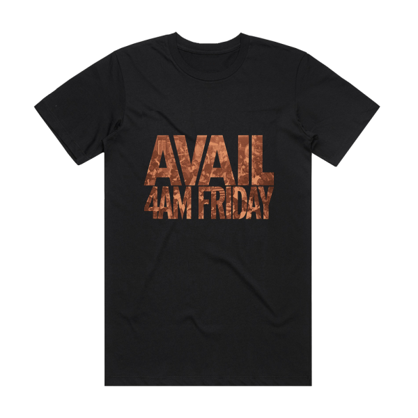 Avail 4Am Friday Album Cover T-Shirt Black