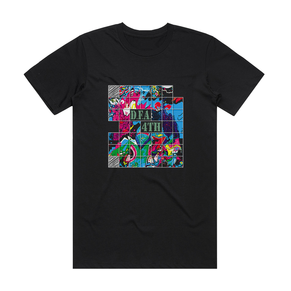 D F A 4Th Album Cover T-Shirt Black