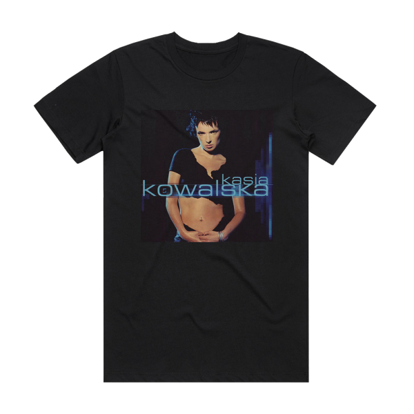 Kasia Kowalska 5 Album Cover T-Shirt Black