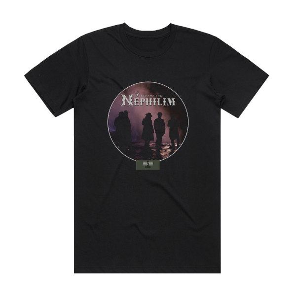 Fields of the Nephilim 5 Albums Album Cover T-Shirt Black