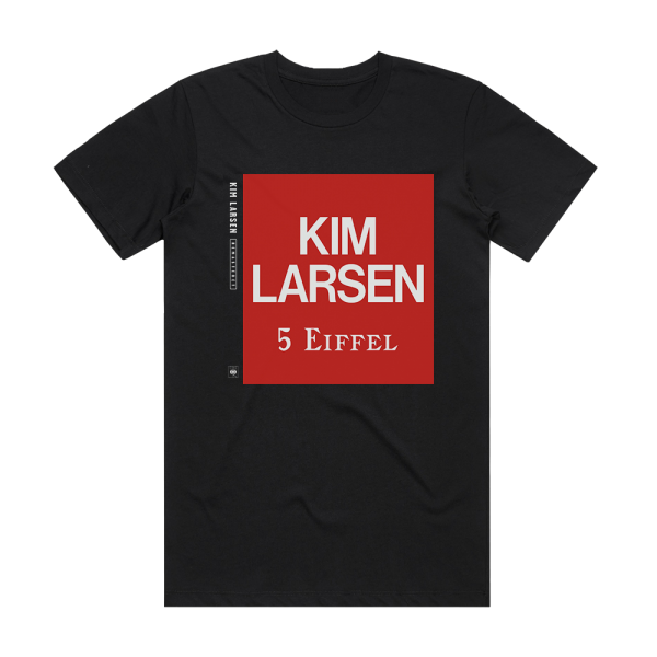 Kim Larsen 5 Eifel Album Cover T-Shirt Black