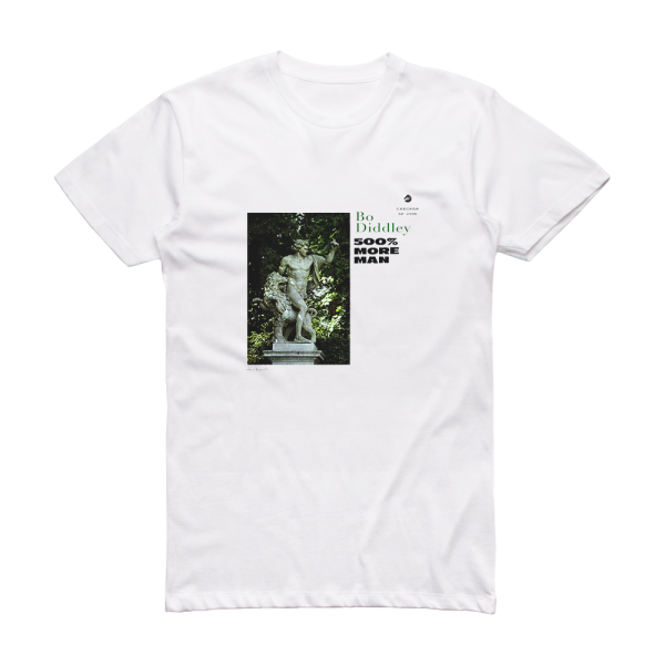 Bo Diddley 500 More Man Album Cover T-Shirt White