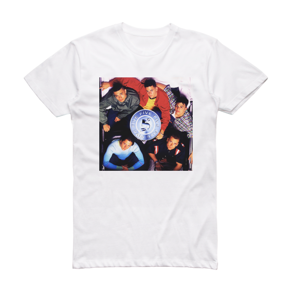 Five 5Ive Album Cover T-Shirt White